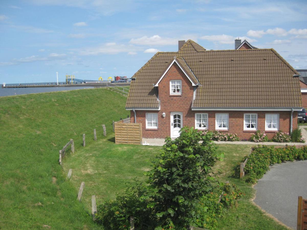 Direkt Am Deich - Ferienwohnung Amrum Im Gaestehaus Am Badedeich Dagebüll Dış mekan fotoğraf