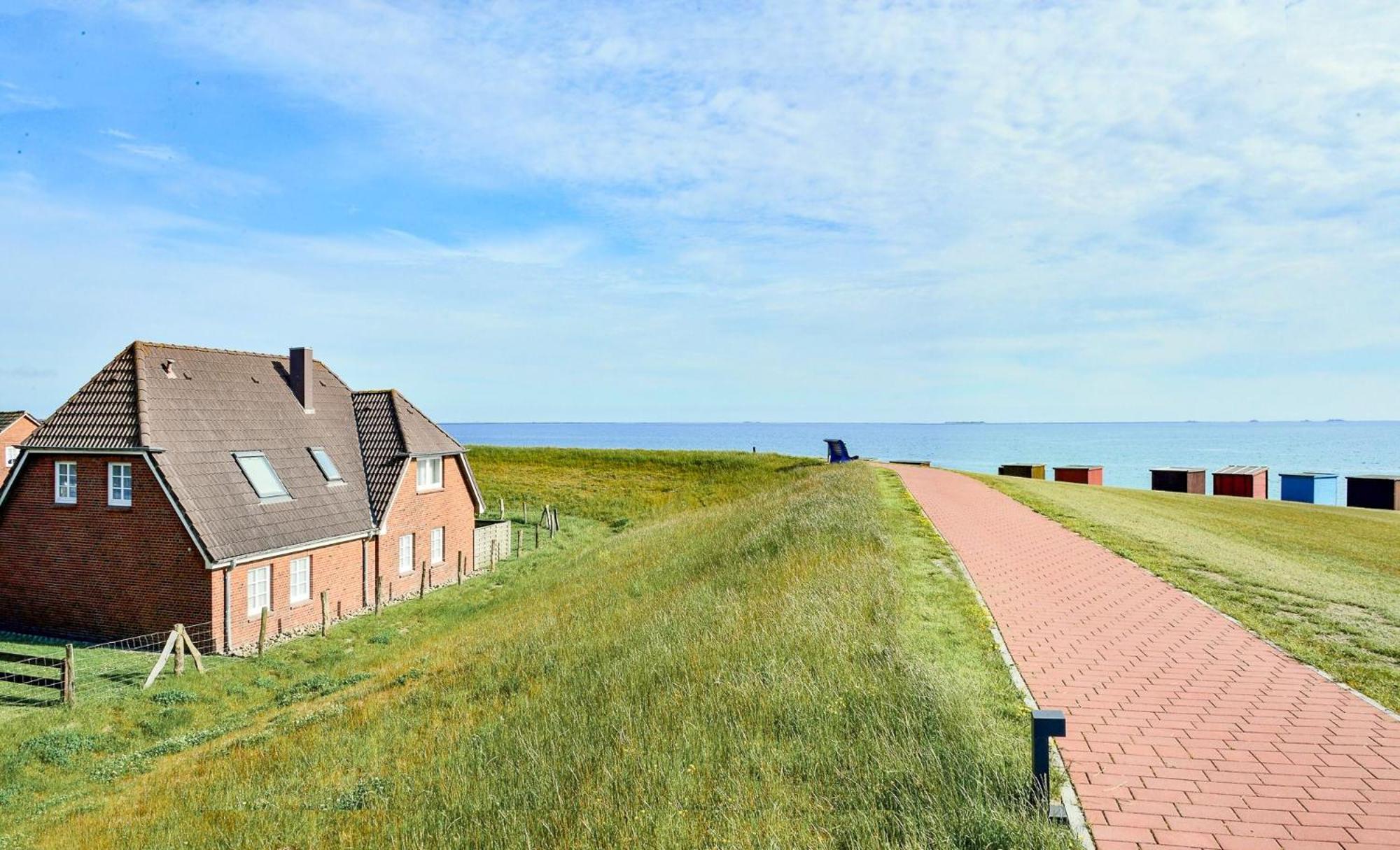 Direkt Am Deich - Ferienwohnung Amrum Im Gaestehaus Am Badedeich Dagebüll Dış mekan fotoğraf